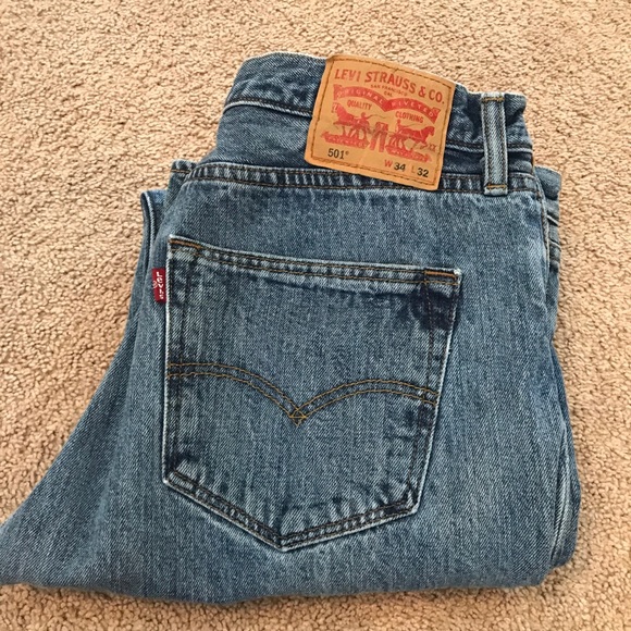 Vintage 1993 Levi’s Button Fly 501 Jeans - Picture 8 of 13